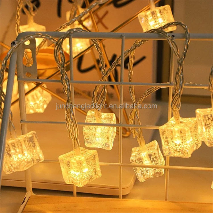 Led Ball-String-Lichterkette Warmweiß - DC 3V, 3 lm, IP20