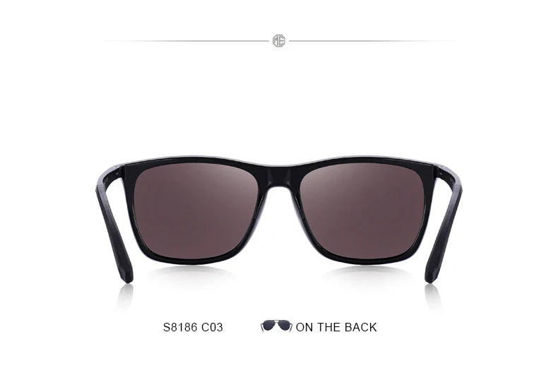 MERRYS DESIGN Herren HD Polarisierte Sonnenbrille Sport Angeln Augenschutz Aluminium Legierung Bügel UV400 Schutz S8186