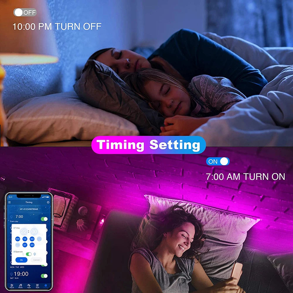 LED-Strip 2025: Bluetooth-USB 5050-SMD RGB - Flexible Lighting Collection