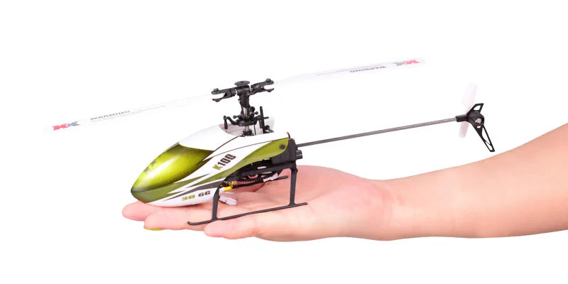 Wltoys XK K100 6CH 3D 6G System Remote Control  Motor RC Helicopter With Transmitter RTF Compatible With FUTABA S-FHSS