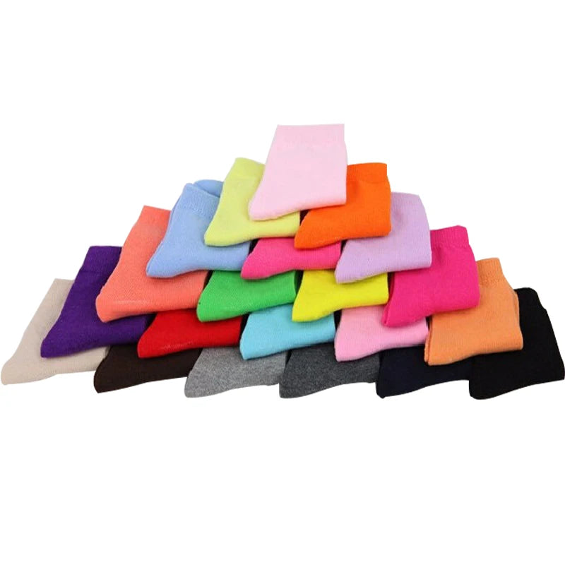 Bambino Socken Bonbonfarben - Baumwolle 20 Stk 1-9 Jahre