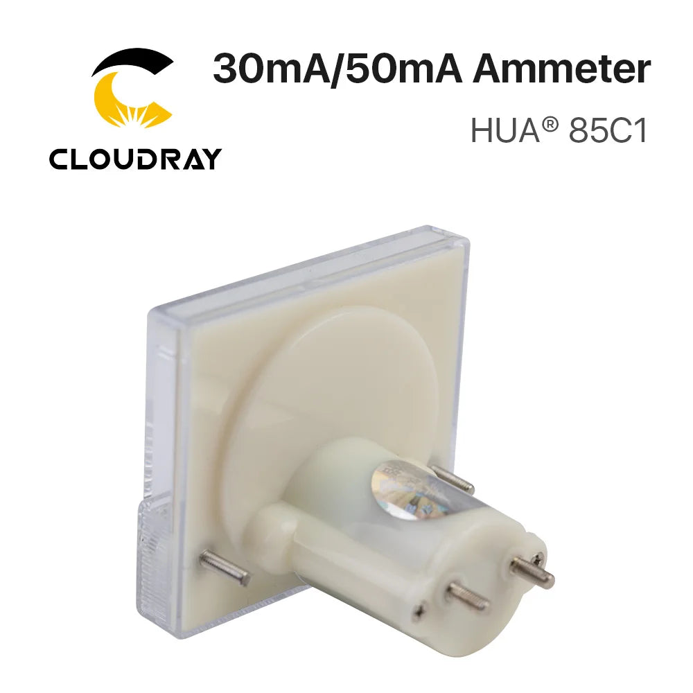 Cloudray 30mA 50mA Amperemeter HUA 85C1 DC 0-30mA 0-50mA Analog Amp Panel Meter Strom für CO2 Laser Gravur Schneid Maschine