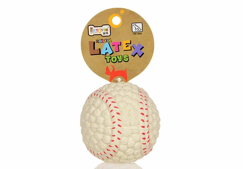 Hundespielzeug 2025: HOOPET Pet Dog Toy Balls Squeak Puppy Toys - Interesting Tennis Football Tooth Cleaning Toys Dogs Collection