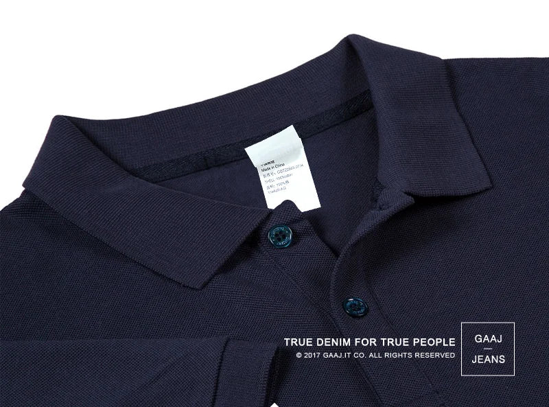 GAAJCN Polo Atmungsaktiv - Baumwolle Kurzarm Regular Fit