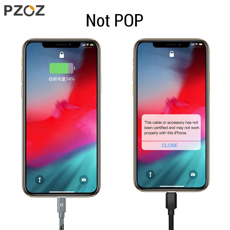 PZOZ USB Kabel Für iPhone - Hochgeschwindigkeits-Ladekabel