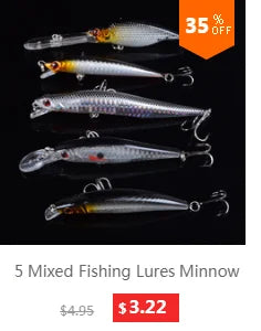 TQEXSZ Minnow Sinkend - 7,5cm 10,2g 3D Augen Wobbler
