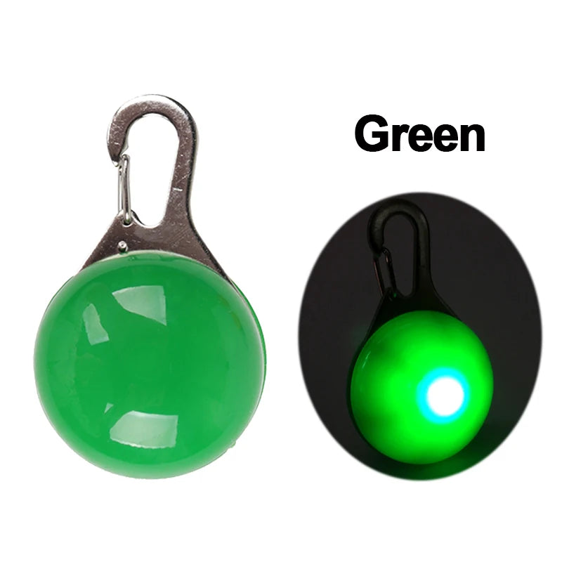 YUDODO Nylon LED Haustier Hund Halsbänder 2025: Nacht Sicherheit Blinkend Leuchtend Fluoreszierend - Tiere Hund Leine XS-XL 7 Farben Alle Jahreszeiten