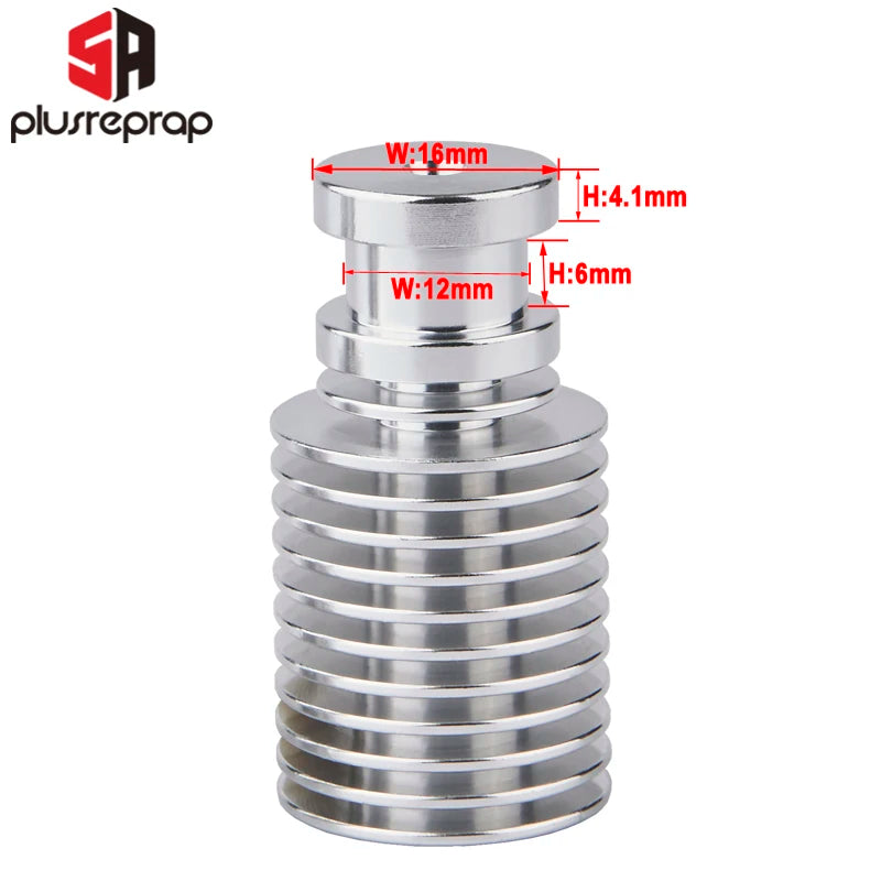 V6 Kühl Rohr Alle Metall J-Kopf Hotend Block Kopf Extruder für 1.75mm 3.0mm Lang oder Kurz Distanz 3D Drucker Teil Großhandel