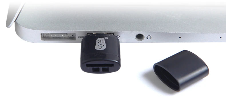 High-Speed USB 2.0 Micro SD Kartenleser Adapter mit TF Kartensteckplatz