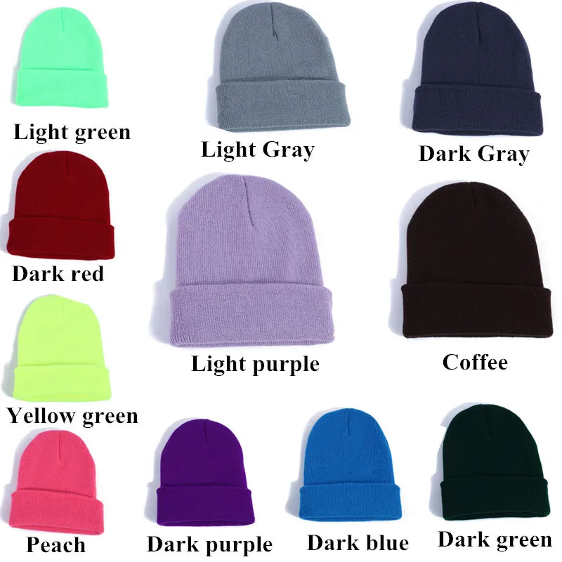 UrbanCap Skullie Warm - 25 Farben, Einheitsgröße, Elastisch