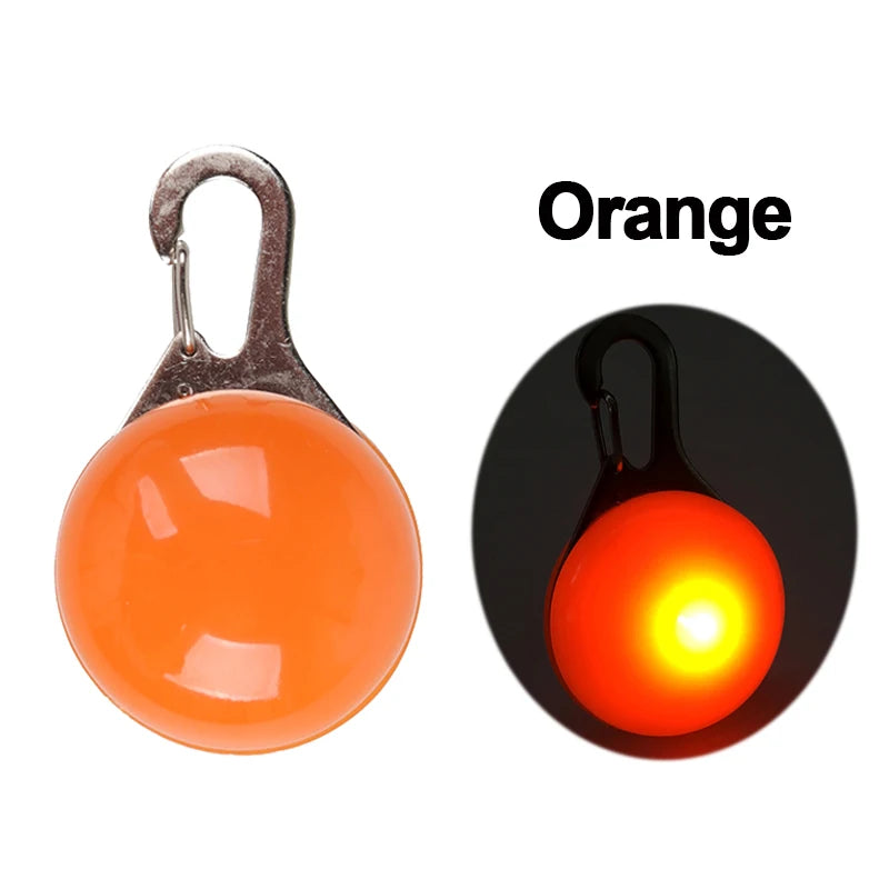 YUDODO Nylon LED Haustier Hund Halsbänder 2025: Nacht Sicherheit Blinkend Leuchtend Fluoreszierend - Tiere Hund Leine XS-XL 7 Farben Alle Jahreszeiten