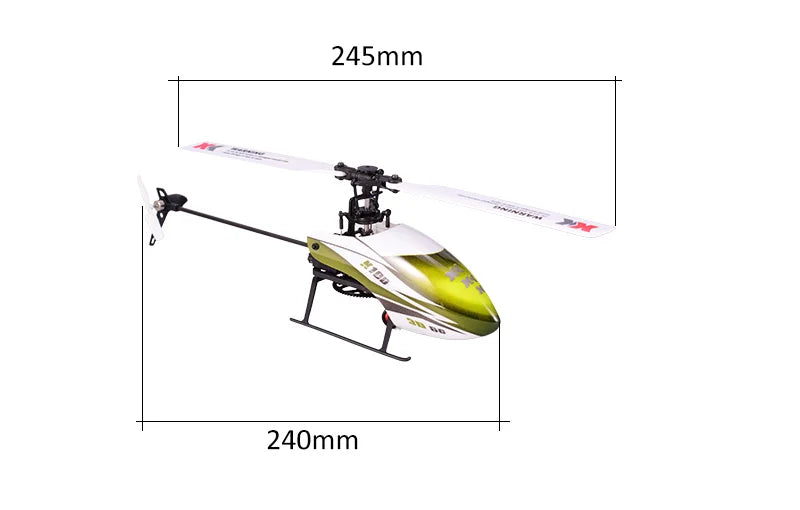 Wltoys XK K100 6CH 3D 6G System Remote Control  Motor RC Helicopter With Transmitter RTF Compatible With FUTABA S-FHSS