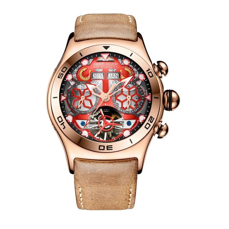 Reef Tiger tourbillon automatic watch