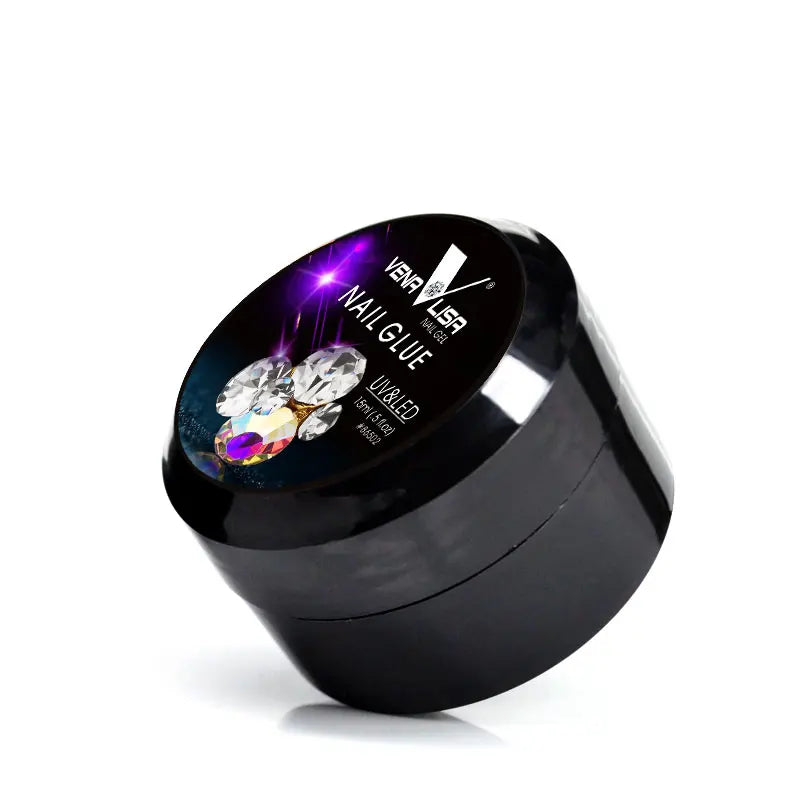 Nagel Kleber Diamant Stick Gel Fest Viskosität Gel Nagel Kunst Design DIY Einweichen UV Kleber Für LED Strass Dekoration Kristall Kleber
