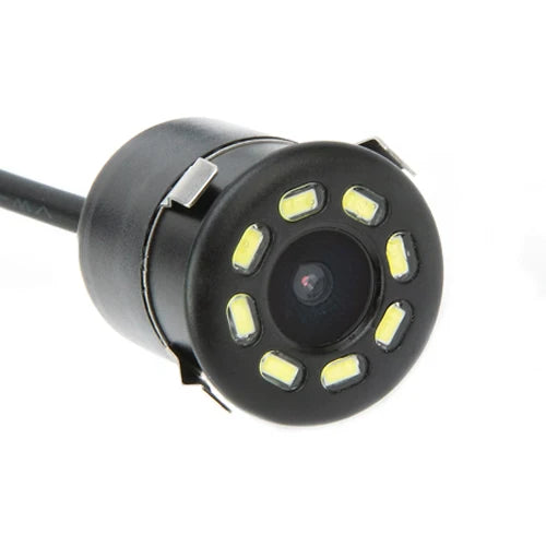 Hippcron Auto Rückfahrkamera 4 LED Nachtsicht Rückwärts Auto Parken Monitor CCD Wasserdicht 170 Grad HD Video