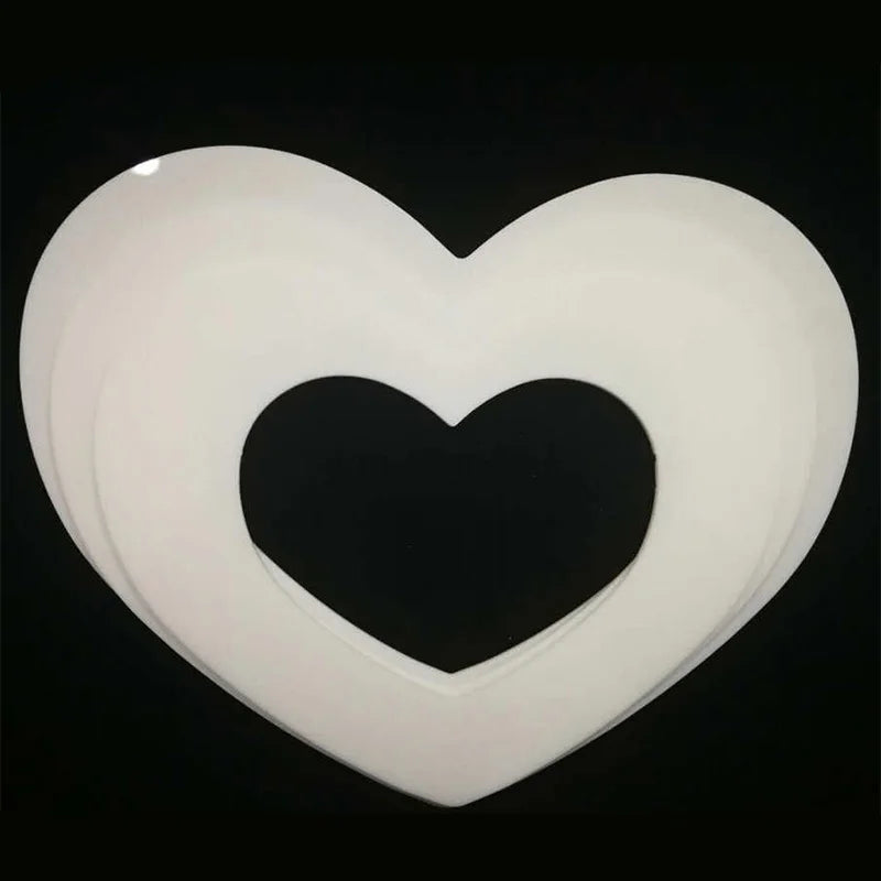 Heart Shape Cake Mold PET Plastic Cake Decorating Tools Confeitaria Maker Useful Baking Accessories 6/8/10/12/14inch