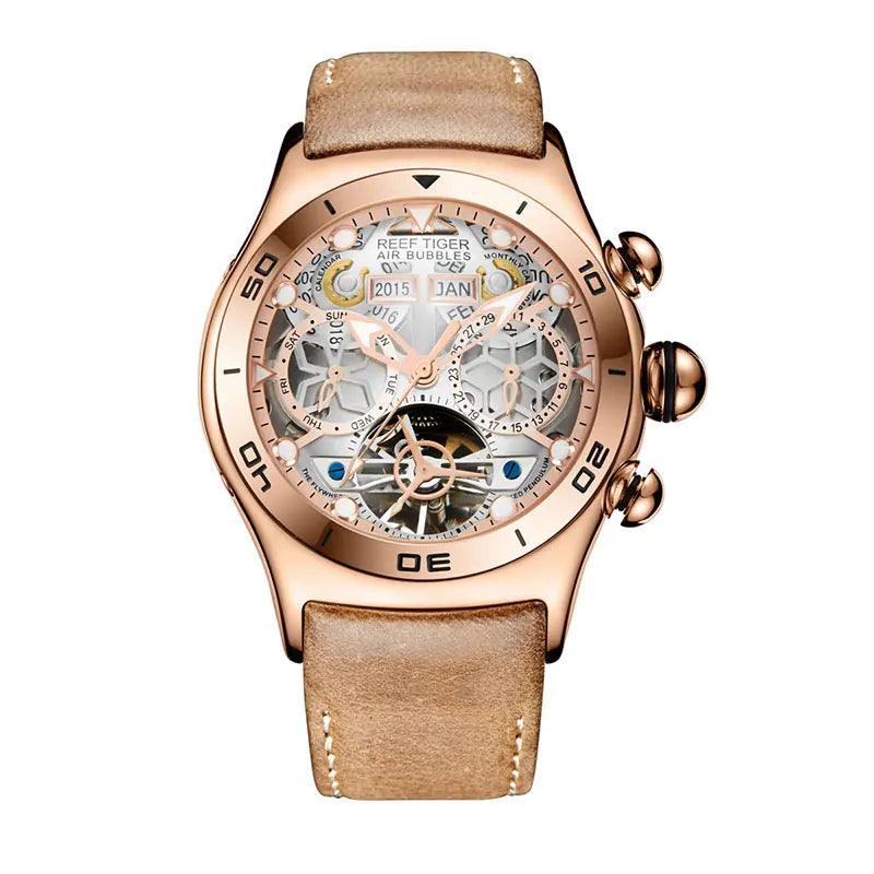 Reef Tiger tourbillon automatic watch
