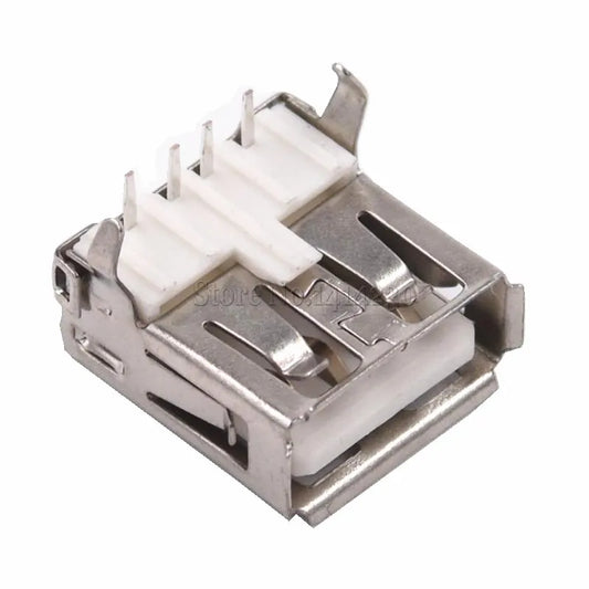 10x USB Type-A Buchse Löt-Anschlüsse - PCB Steckverbinder für Elektronik-Projekte
