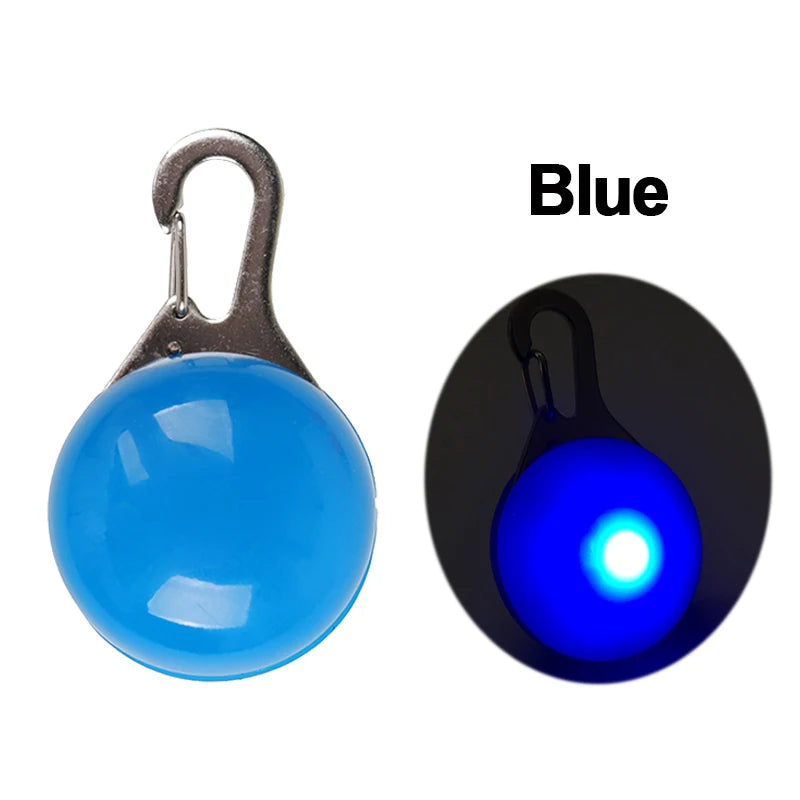 YUDODO Nylon LED Haustier Hund Halsbänder 2025: Nacht Sicherheit Blinkend Leuchtend Fluoreszierend - Tiere Hund Leine XS-XL 7 Farben Alle Jahreszeiten