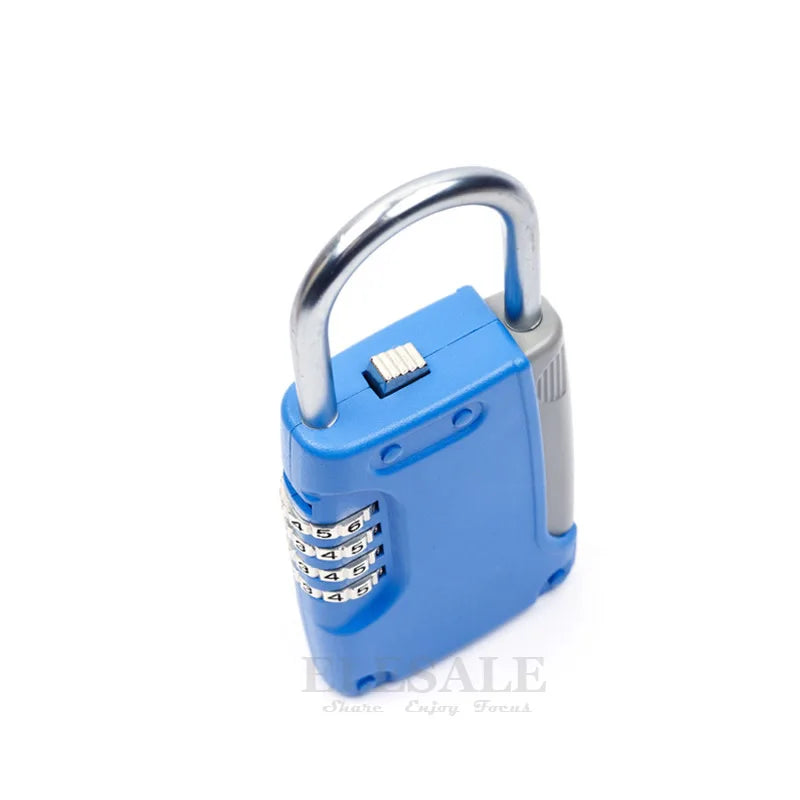 Schlüsseltresor 2025: High Quality Hidden Key Safe Box 4-Digital Password Combination Lock Hook Mini Metal Collection