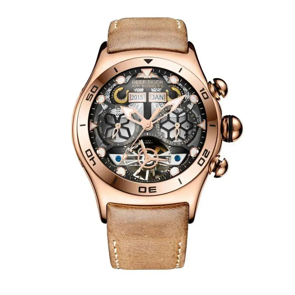 Reef Tiger tourbillon automatic watch