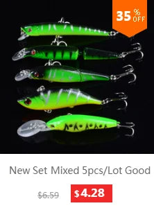 TQEXSZ Minnow Sinkend - 7,5cm 10,2g 3D Augen Wobbler