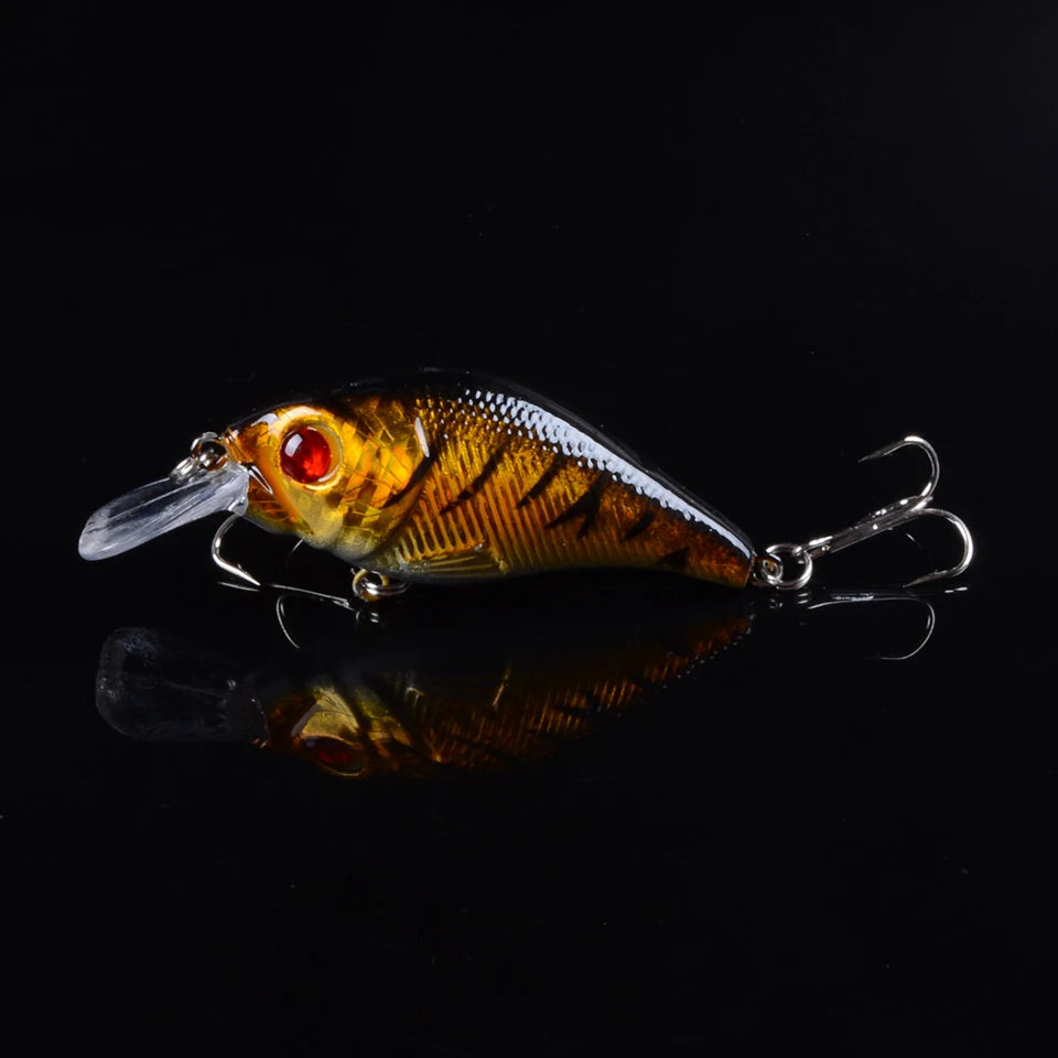 TQEXSZ Minnow Sinkend - 7,5cm 10,2g 3D Augen Wobbler
