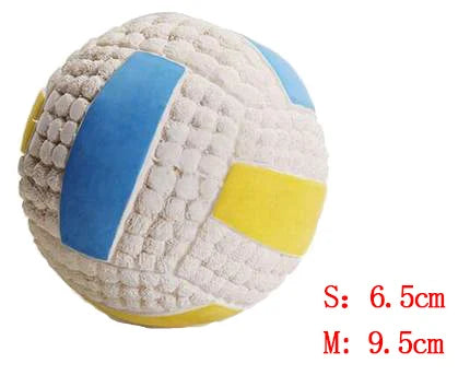 Hundespielzeug 2025: HOOPET Pet Dog Toy Balls Squeak Puppy Toys - Interesting Tennis Football Tooth Cleaning Toys Dogs Collection