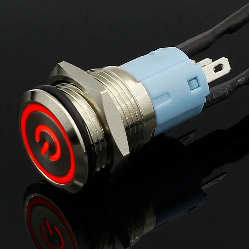16mm LED Power Push Button Switch