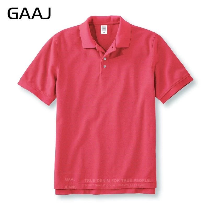 GAAJCN Polo Atmungsaktiv - Baumwolle Kurzarm Regular Fit