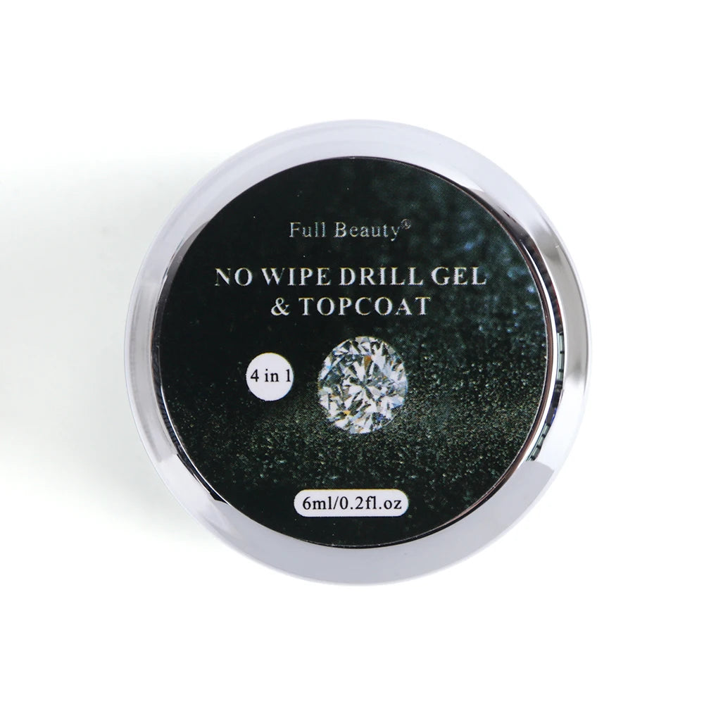 SA781 No Wipe Klar Gel - Transparent 6ml UV Topcoat Glanz
