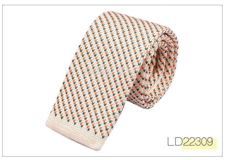 New Knit Tie For Men Casual Plaid Knitted Neck Ties Fashion Mens Necktie For Wedding Business Adult Suit Tuxedo Plaid Tie