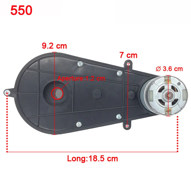 Kinder-Elektroauto Motor 2025: 12V/6V DC Getriebe - High-Speed RC Collection