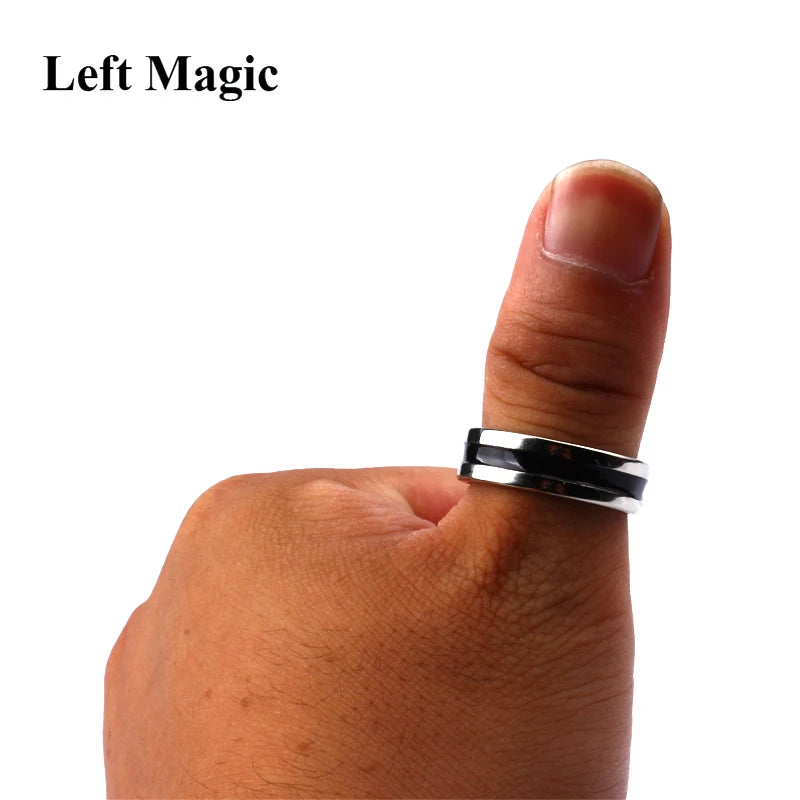 LeftMagic B1024 Magnetischer Ring - Metall 4 Größen Closeup