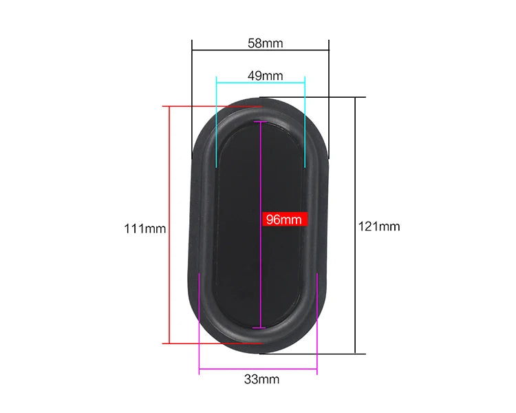 GHXAMP 2PCS Bass Passive Radiator Vibration Membrane Rubber for Auxiliary Low Frequency Subwoofer Protable Speaker Home-made DIY