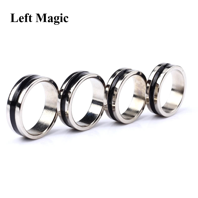 LeftMagic B1024 Magnetischer Ring - Metall 4 Größen Closeup