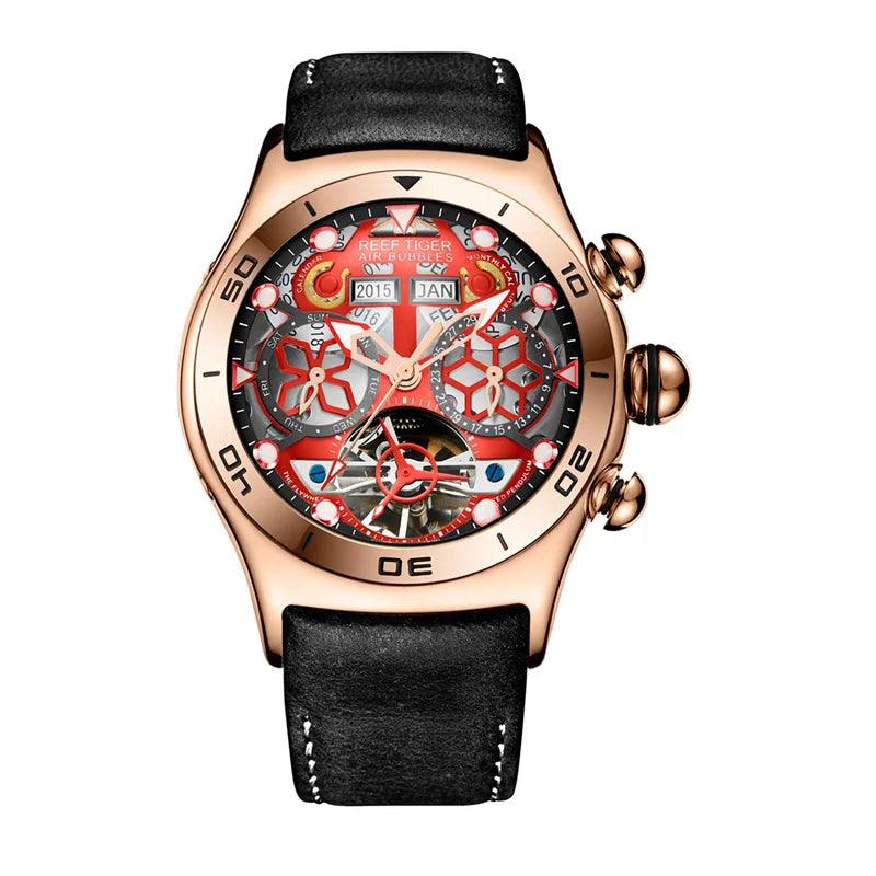 Reef Tiger tourbillon automatic watch