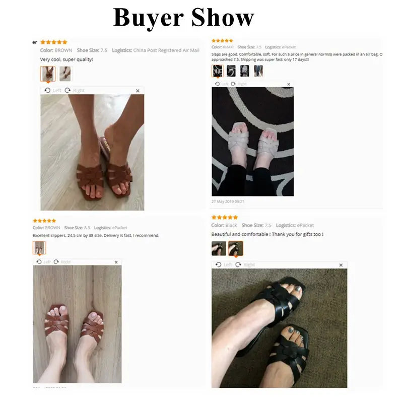 DONLEE QUEEN Frauen Marke Hausschuhe Sommer Slides Offene Zehe Flach Casual Schuhe Freizeit Sandale Weiblich Strand Flip Flops Große Größe 35-41