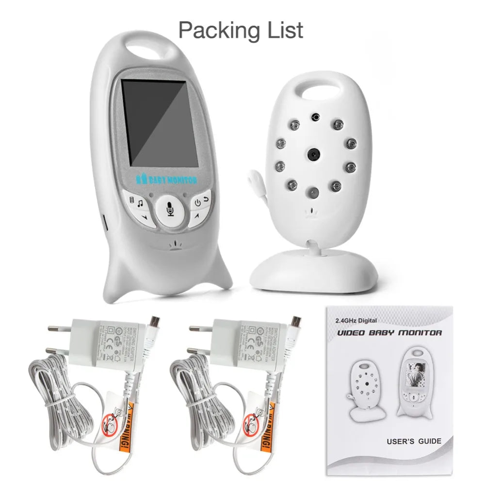 Babyphone 2025: VB601 Video Baby Monitor Wireless 2.0'' LCD Babysitter 2 Way Talk Night Vision Temperature Collection