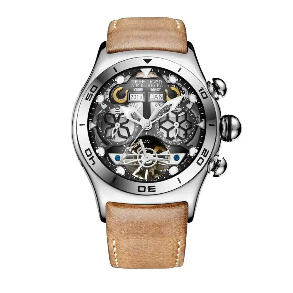 Reef Tiger tourbillon automatic watch