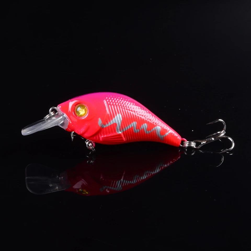 TQEXSZ Minnow Sinkend - 7,5cm 10,2g 3D Augen Wobbler