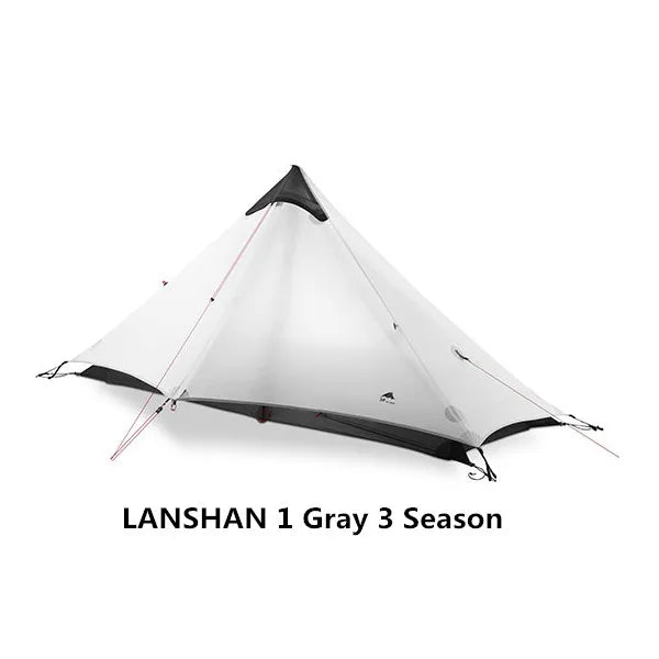 Ultralight Camping Zelt 2025 - 3F UL GEAR LanShan 2 Professional 15D Silnylon