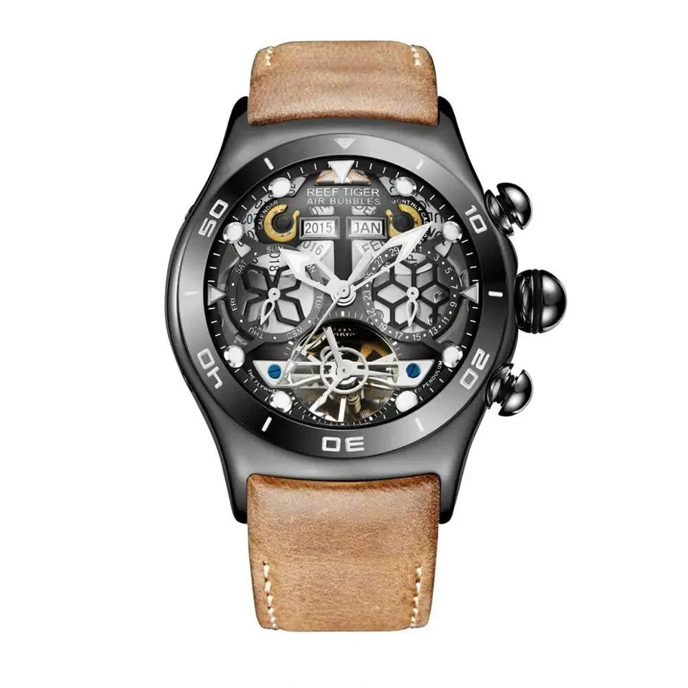 Reef Tiger tourbillon automatic watch