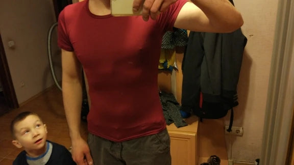 MRMT V-Neck T-Shirt - 10 Farben S-5XL Gestrickt Baumwolle