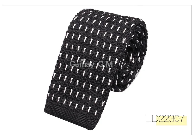 New Knit Tie For Men Casual Plaid Knitted Neck Ties Fashion Mens Necktie For Wedding Business Adult Suit Tuxedo Plaid Tie