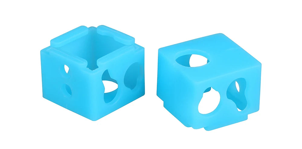 LERDGE Aluminium Heat Block For J-head Extruder HotEnd 3D Printers High Temp Silicone Socks Parts BP6 Heating Block Accessories