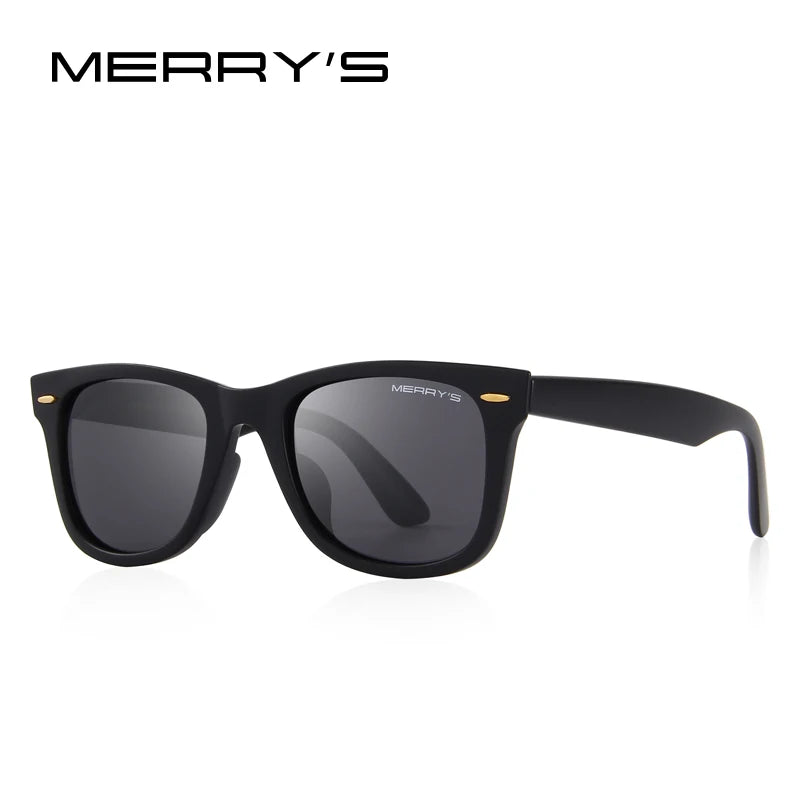 MERRYS DESIGN Herren/Frauen Klassische Retro Nieten Polarisierte Sonnenbrille 100% UV Schutz S8140
