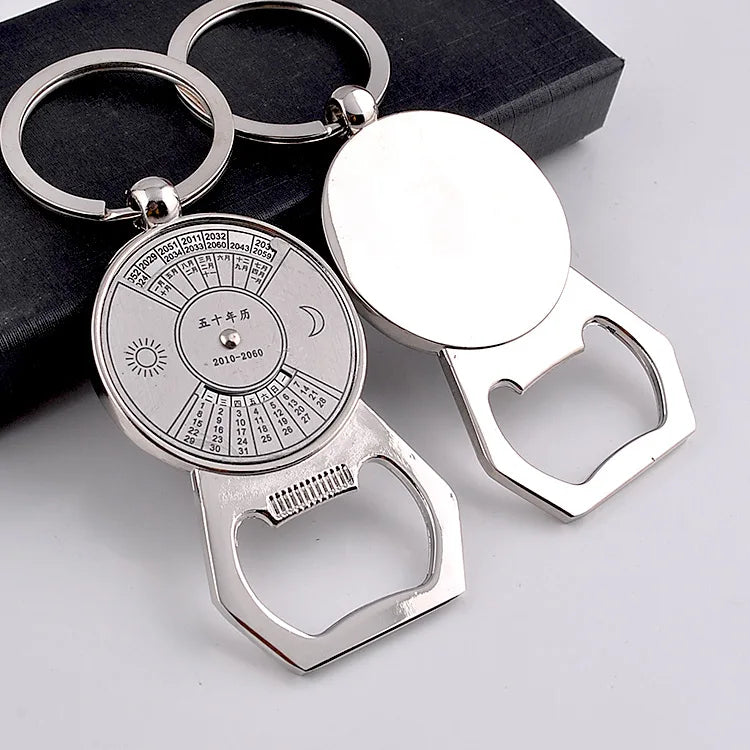 Perpetual Kalender Schlüsselanhänger - Metall 5cm Neu