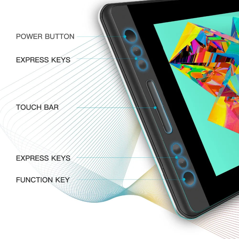 HUION KAMVAS Pro 13 GT-133 2025 - Pen Display Digital Graphics Monitor - 8192 Levels Tilt Function Professional