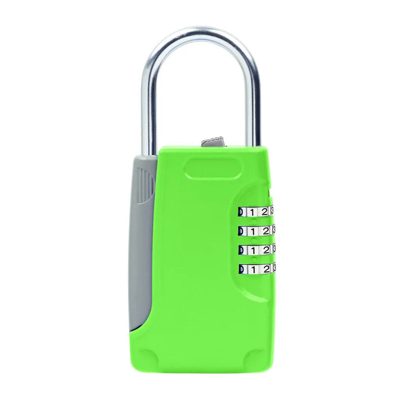 Schlüsseltresor 2025: High Quality Hidden Key Safe Box 4-Digital Password Combination Lock Hook Mini Metal Collection